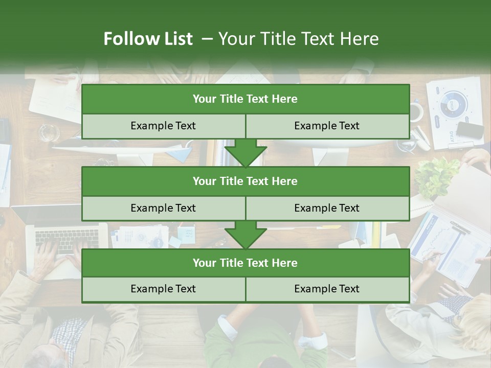 A Group Of People Sitting At A Table Working On Laptops PowerPoint Template