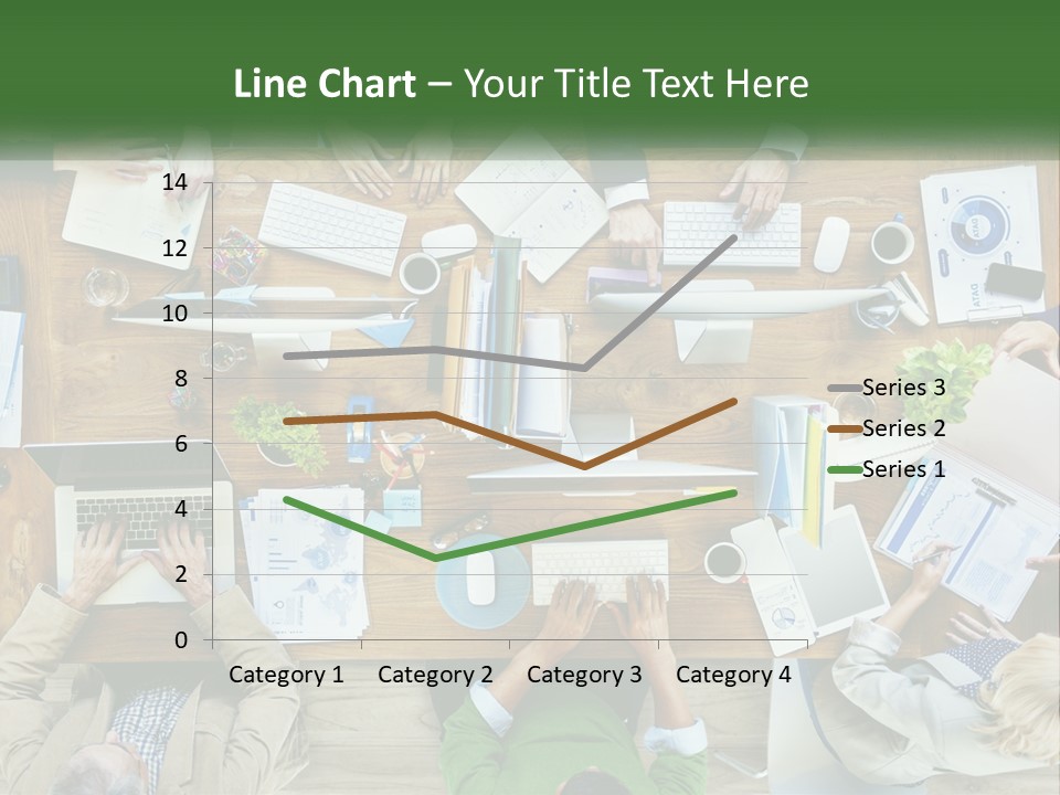 A Group Of People Sitting At A Table Working On Laptops PowerPoint Template