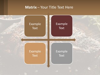 A Piece Of Steak With A Sprig Of Rosemary On Top Of It PowerPoint Template