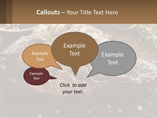 A Piece Of Steak With A Sprig Of Rosemary On Top Of It PowerPoint Template