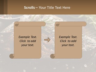 A Piece Of Steak With A Sprig Of Rosemary On Top Of It PowerPoint Template