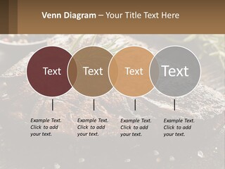 A Piece Of Steak With A Sprig Of Rosemary On Top Of It PowerPoint Template