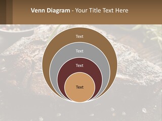 A Piece Of Steak With A Sprig Of Rosemary On Top Of It PowerPoint Template