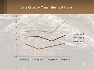 A Piece Of Steak With A Sprig Of Rosemary On Top Of It PowerPoint Template