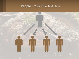 A Piece Of Steak With A Sprig Of Rosemary On Top Of It PowerPoint Template