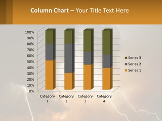 A Storm With Lightning In The Sky Powerpoint Template PowerPoint Template