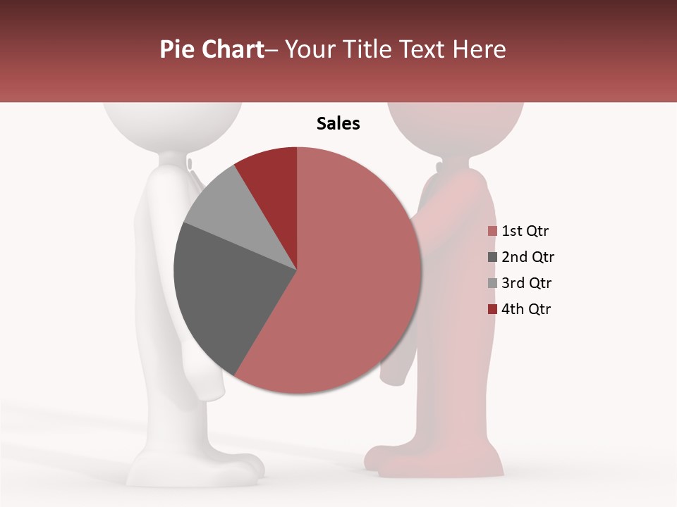 A Person Shaking Another Person's Hand In Front Of A Sign PowerPoint Template