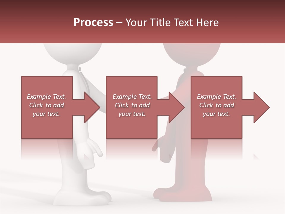 A Person Shaking Another Person's Hand In Front Of A Sign PowerPoint Template