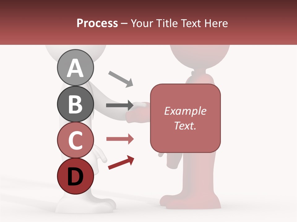 A Person Shaking Another Person's Hand In Front Of A Sign PowerPoint Template