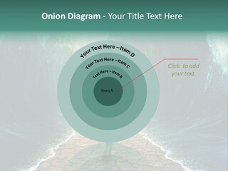 A Man Standing In Front Of A Giant Wave PowerPoint Template