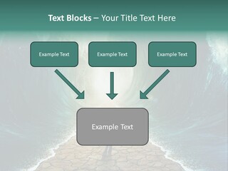 A Man Standing In Front Of A Giant Wave PowerPoint Template