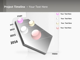 A White Coffee Mug With A Gray Background PowerPoint Template