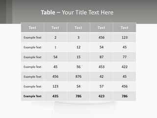 A White Coffee Mug With A Gray Background PowerPoint Template