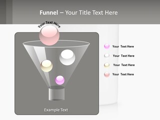 A White Coffee Mug With A Gray Background PowerPoint Template