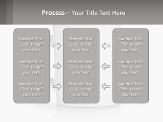 A White Coffee Mug With A Gray Background PowerPoint Template