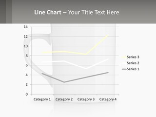 A White Coffee Mug With A Gray Background PowerPoint Template