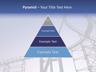 A Roller Coaster In A Roller Coaster Park PowerPoint Template