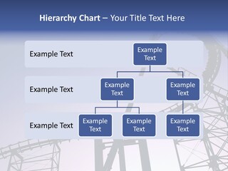 A Roller Coaster In A Roller Coaster Park PowerPoint Template