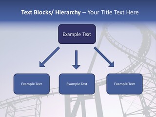 A Roller Coaster In A Roller Coaster Park PowerPoint Template
