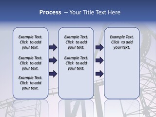 A Roller Coaster In A Roller Coaster Park PowerPoint Template