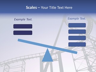 A Roller Coaster In A Roller Coaster Park PowerPoint Template