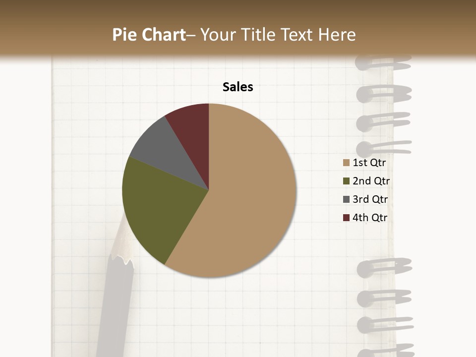A Notepad With A Pen On Top Of It PowerPoint Template
