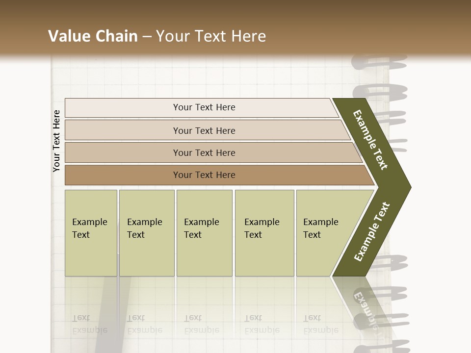 A Notepad With A Pen On Top Of It PowerPoint Template