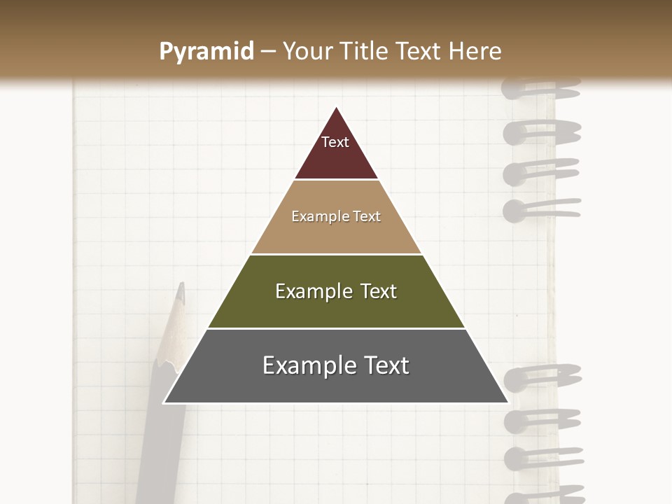 A Notepad With A Pen On Top Of It PowerPoint Template