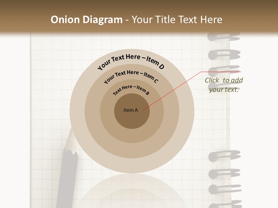 A Notepad With A Pen On Top Of It PowerPoint Template