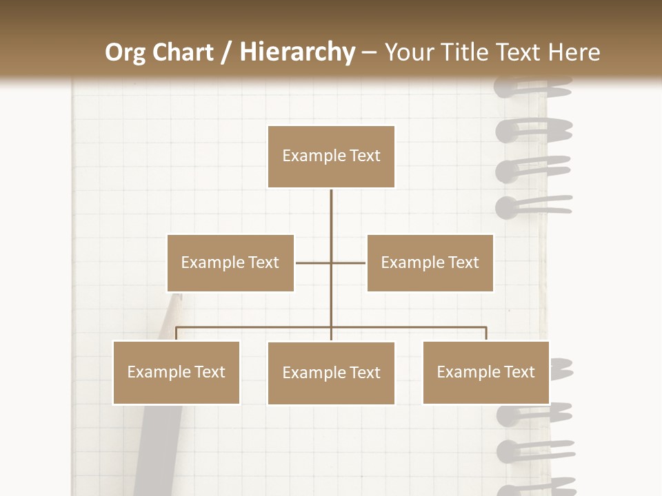 A Notepad With A Pen On Top Of It PowerPoint Template