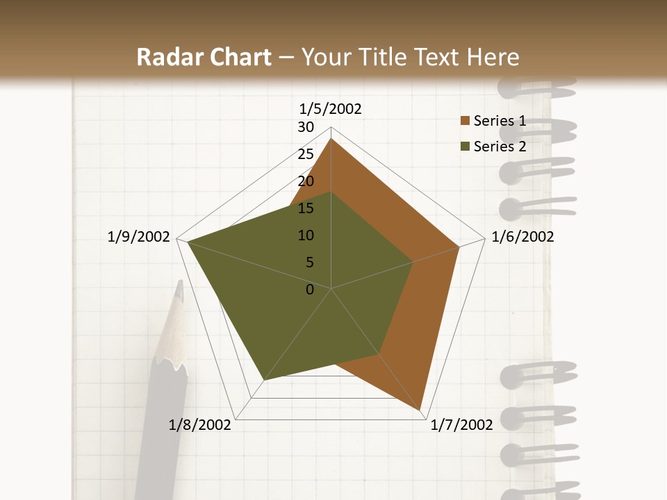 A Notepad With A Pen On Top Of It PowerPoint Template