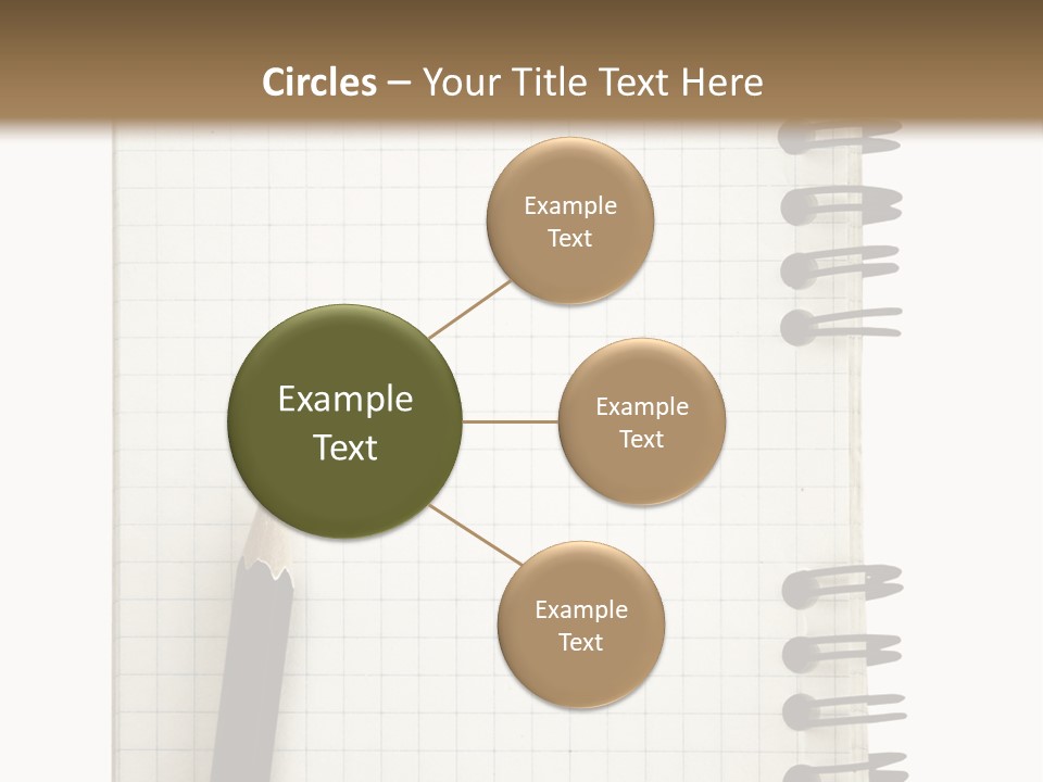 A Notepad With A Pen On Top Of It PowerPoint Template