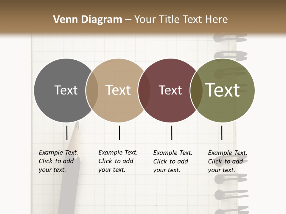 A Notepad With A Pen On Top Of It PowerPoint Template