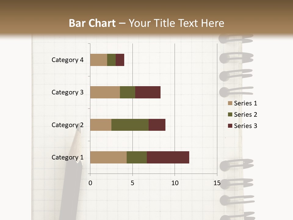 A Notepad With A Pen On Top Of It PowerPoint Template