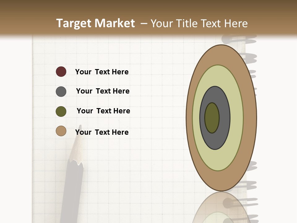 A Notepad With A Pen On Top Of It PowerPoint Template