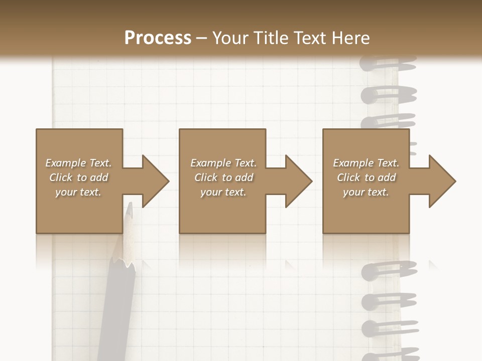 A Notepad With A Pen On Top Of It PowerPoint Template