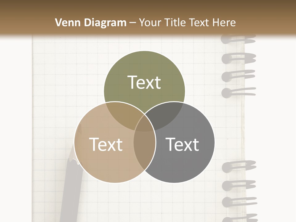 A Notepad With A Pen On Top Of It PowerPoint Template