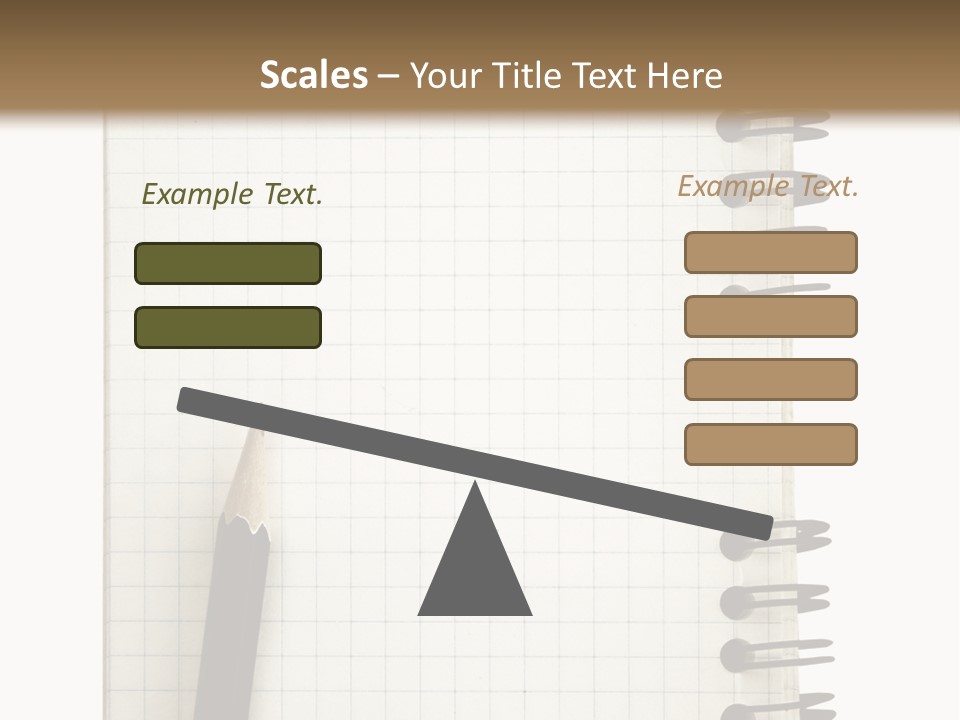 A Notepad With A Pen On Top Of It PowerPoint Template