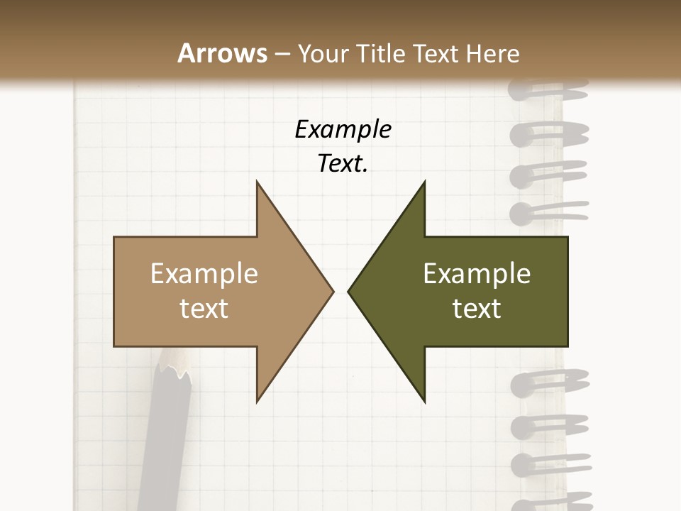 A Notepad With A Pen On Top Of It PowerPoint Template