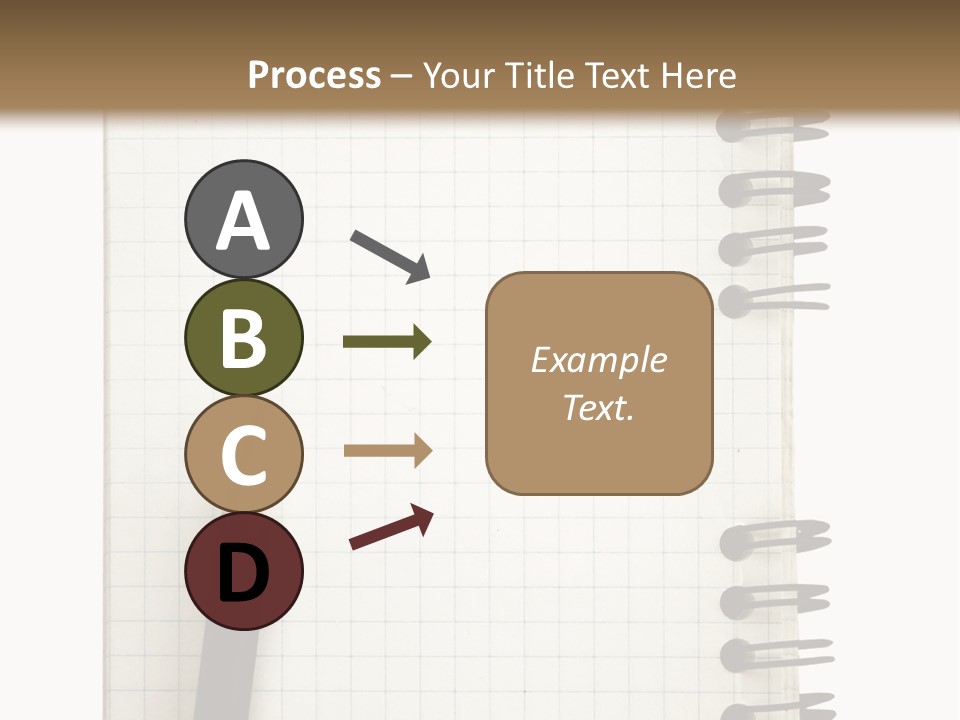 A Notepad With A Pen On Top Of It PowerPoint Template