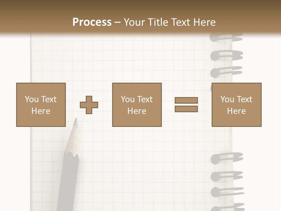 A Notepad With A Pen On Top Of It PowerPoint Template