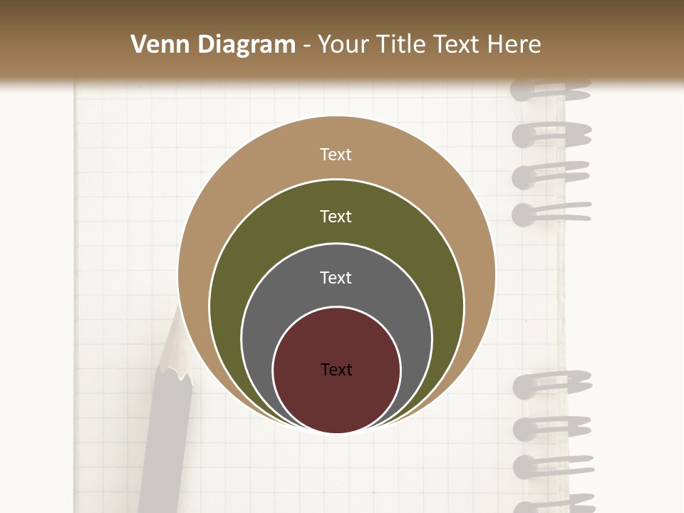 A Notepad With A Pen On Top Of It PowerPoint Template