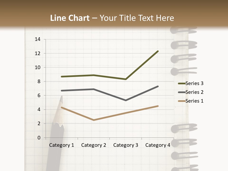 A Notepad With A Pen On Top Of It PowerPoint Template