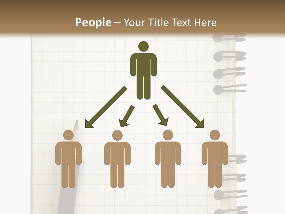 A Notepad With A Pen On Top Of It PowerPoint Template