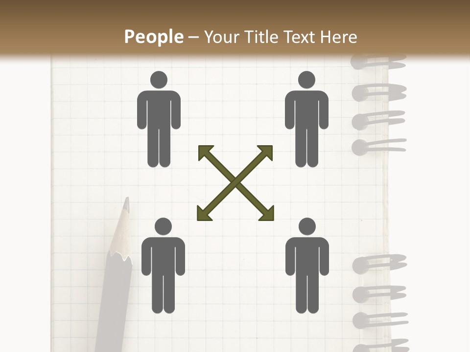 A Notepad With A Pen On Top Of It PowerPoint Template