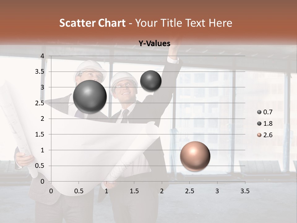 Two Men In Suits And Hardhats Holding A Blueprint Powerpoint Presentation PowerPoint Template