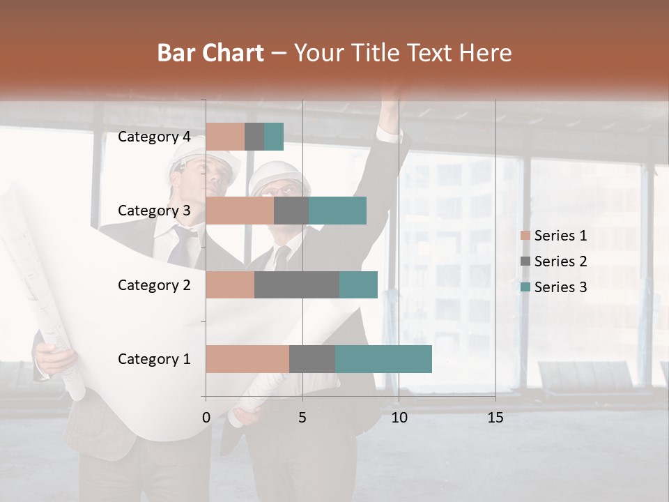 Two Men In Suits And Hardhats Holding A Blueprint Powerpoint Presentation PowerPoint Template