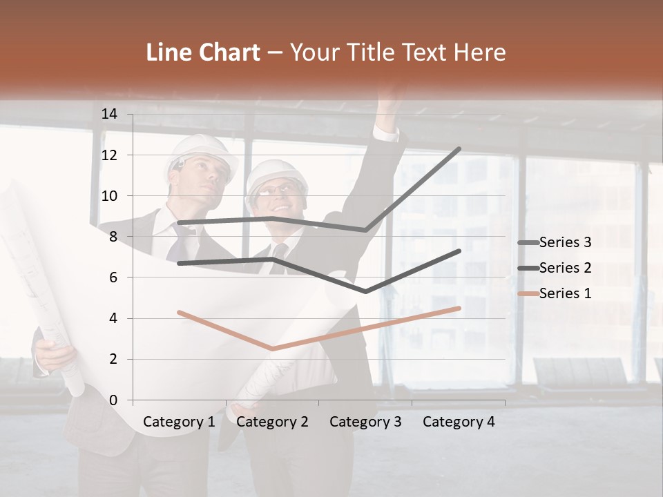 Two Men In Suits And Hardhats Holding A Blueprint Powerpoint Presentation PowerPoint Template