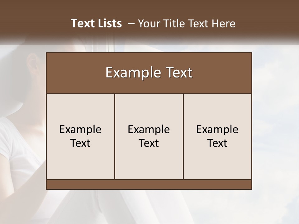 A Woman Sitting On A Window Sill Using A Laptop Computer PowerPoint Template