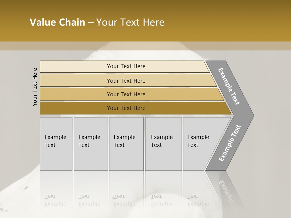 A White Owl Sitting On Top Of A Wooden Table PowerPoint Template